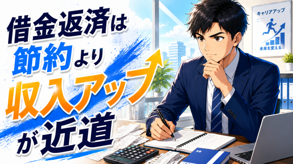 借金返済は節約より収入アップが近道｜転職で年収を上げた人は約4〜6割という現実