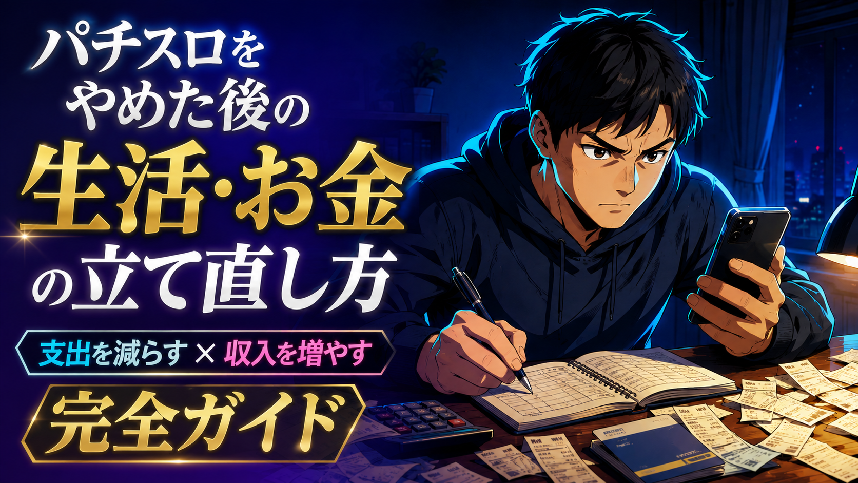 パチスロをやめた後の生活・お金の立て直し方|支出を減らす×収入を増やす完全ガイド