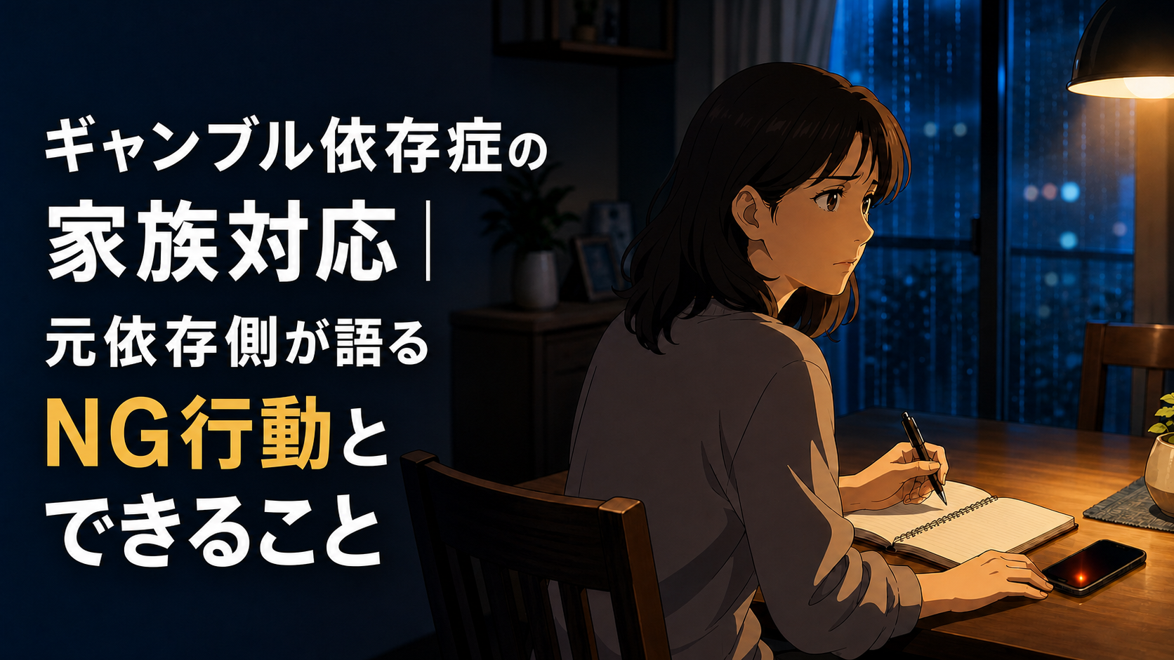 ギャンブル依存症の家族対応｜元依存側が語るNG行動とできること