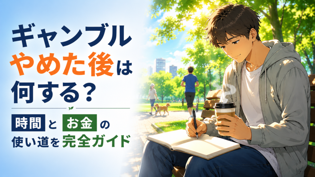 ギャンブルやめた後は何する?時間とお金の使い道を完全ガイド