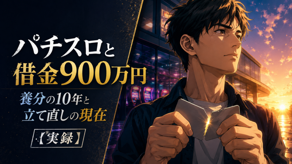 パチスロと借金900万円｜養分の10年と立て直しの現在【実録】