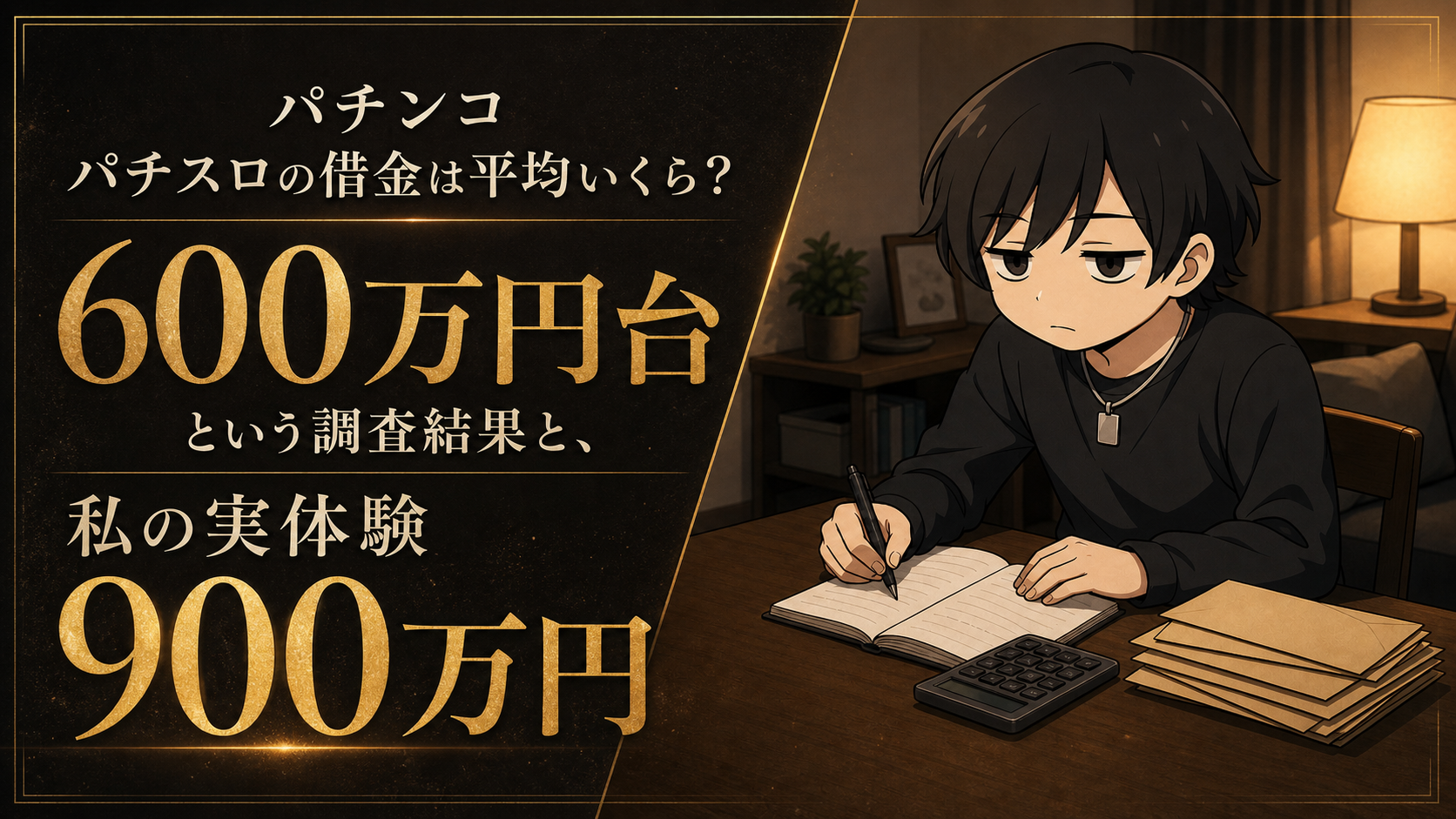 パチンコ・パチスロの借金は平均いくら?600万円台という調査結果と、私の実体験900万円