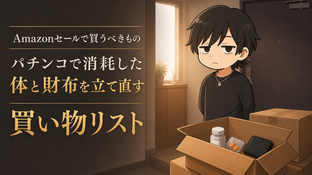 Amazonセールで買うべきもの｜パチンコで消耗した体と財布を立て直す買い物リスト