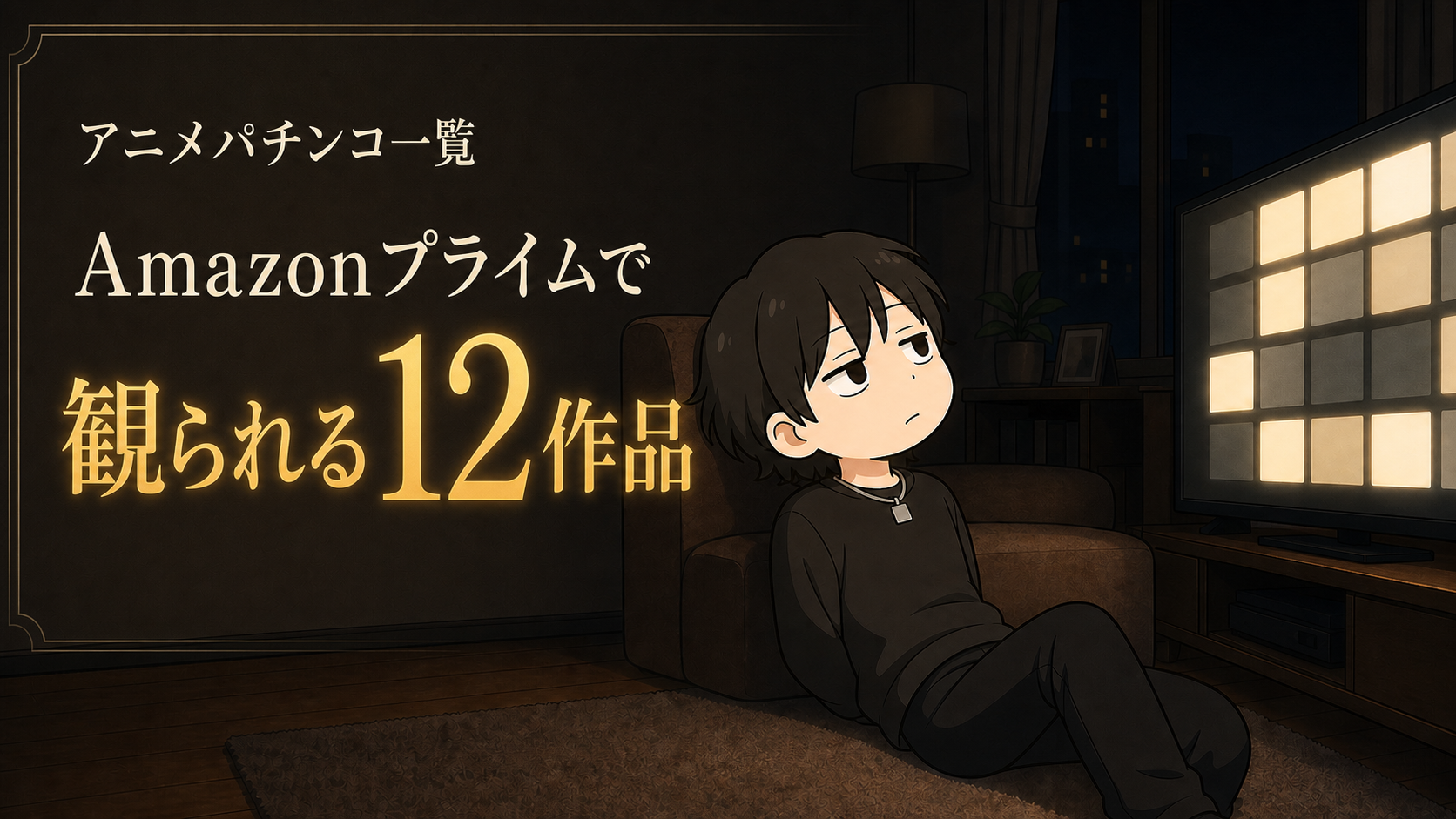 アニメパチンコ一覧|Amazonプライムで観られる12作品【2026年8月実測】