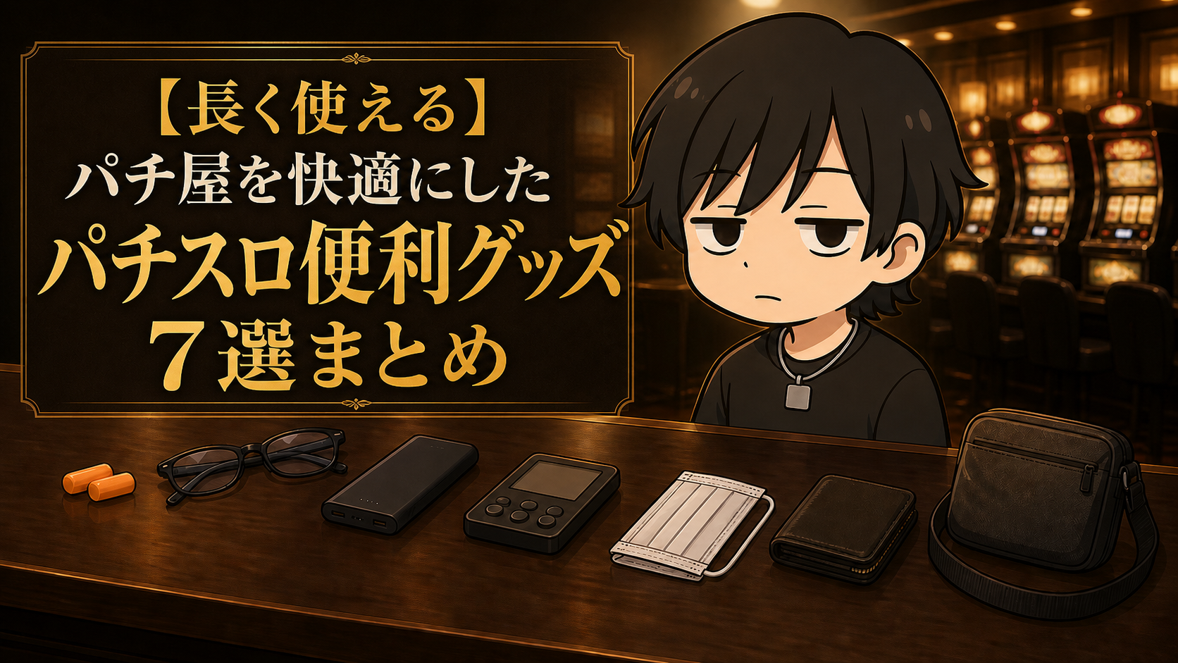 【長く使える】パチ屋を快適にしたパチスロ便利グッズ7選まとめ