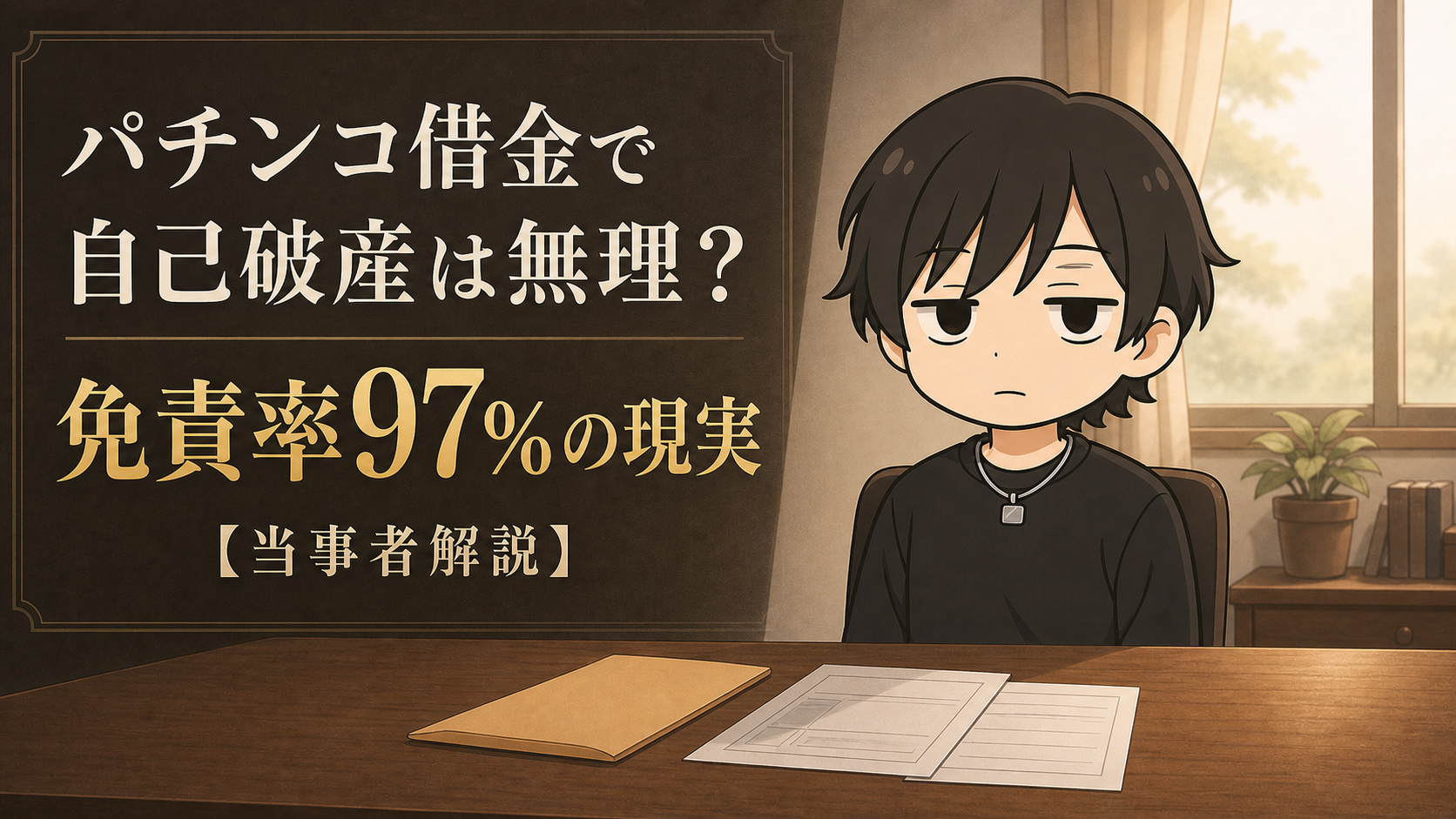 パチンコ借金で自己破産は無理？免責率97%の現実【当事者解説】