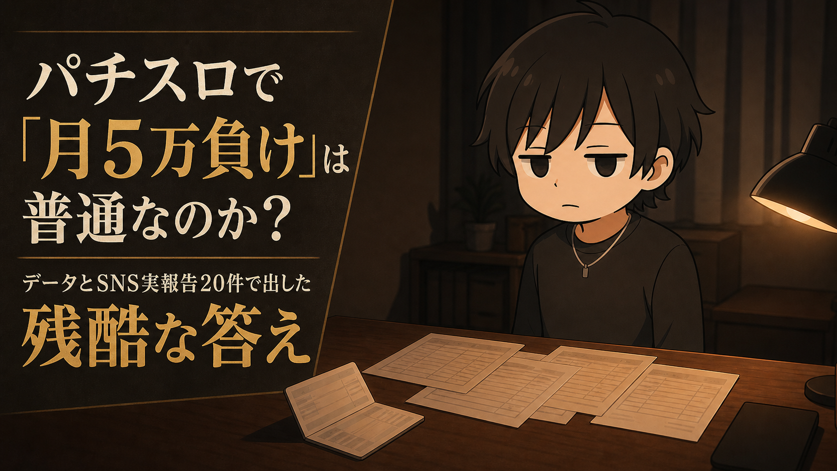 パチスロで「月5万負け」は普通なのか?データとSNS実報告20件で出した残酷な答え
