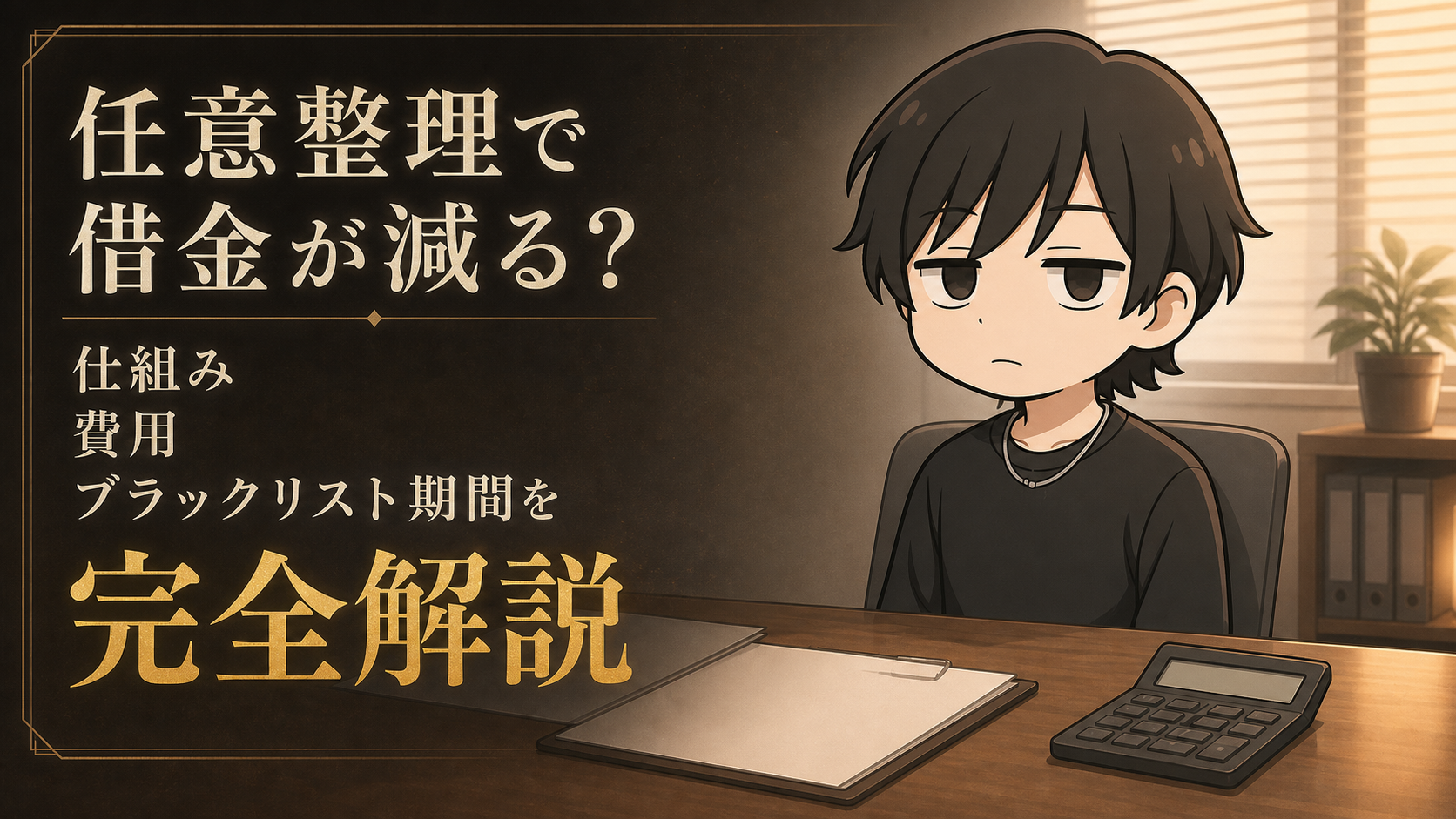 任意整理で借金が減る？仕組み・費用・ブラックリスト期間を完全解説