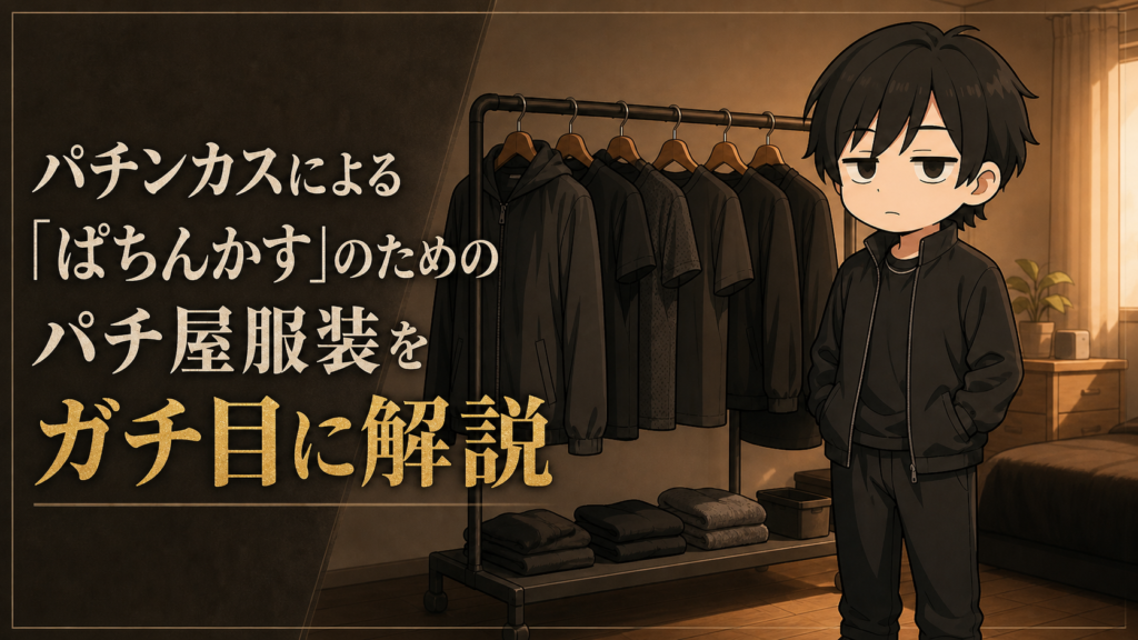 パチンカスによる「ぱちんかす」のためのパチ屋服装をガチ目に解説