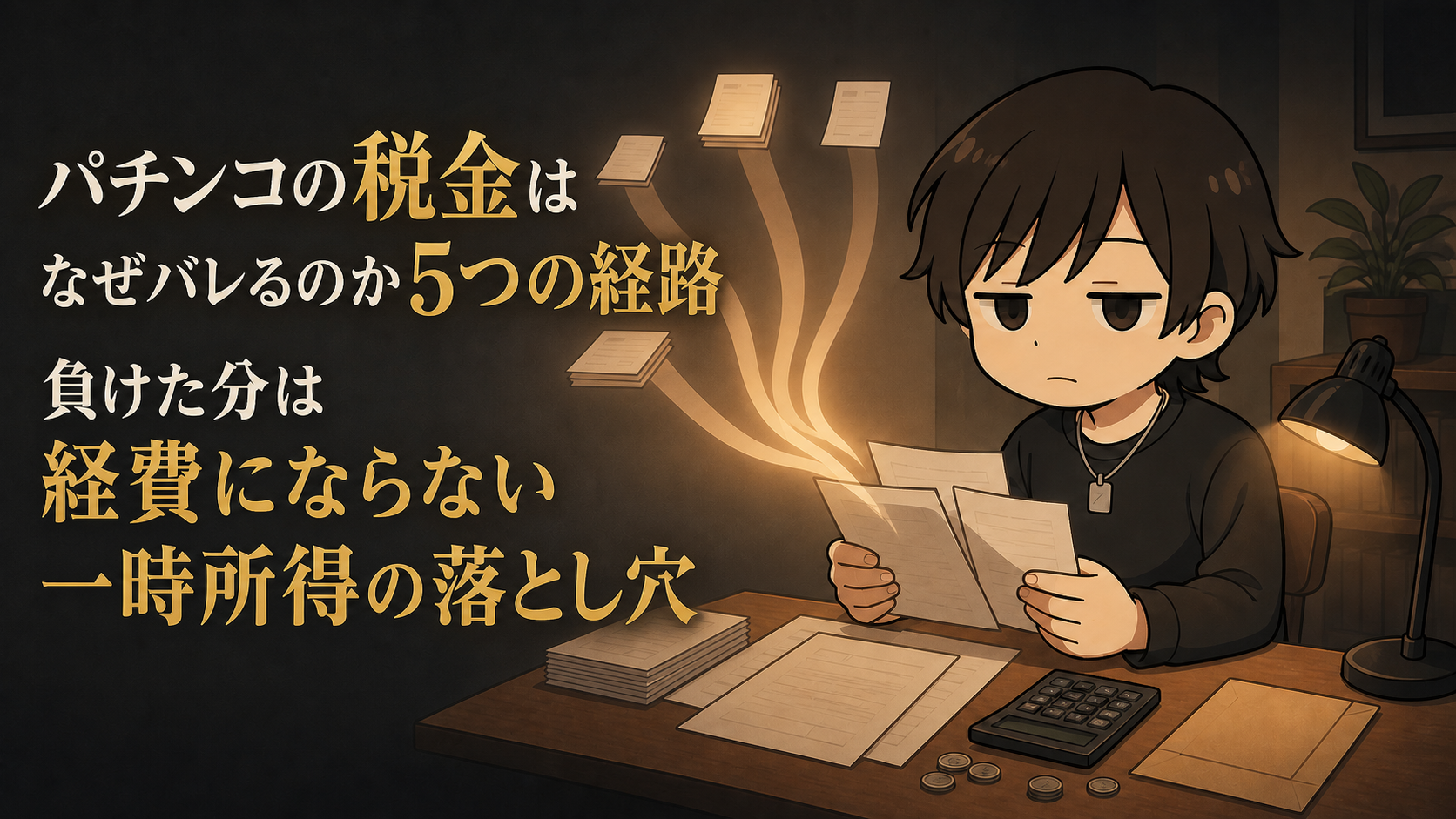 パチンコの税金はなぜバレるのか5つの経路｜負けた分は経費にならない一時所得の落とし穴