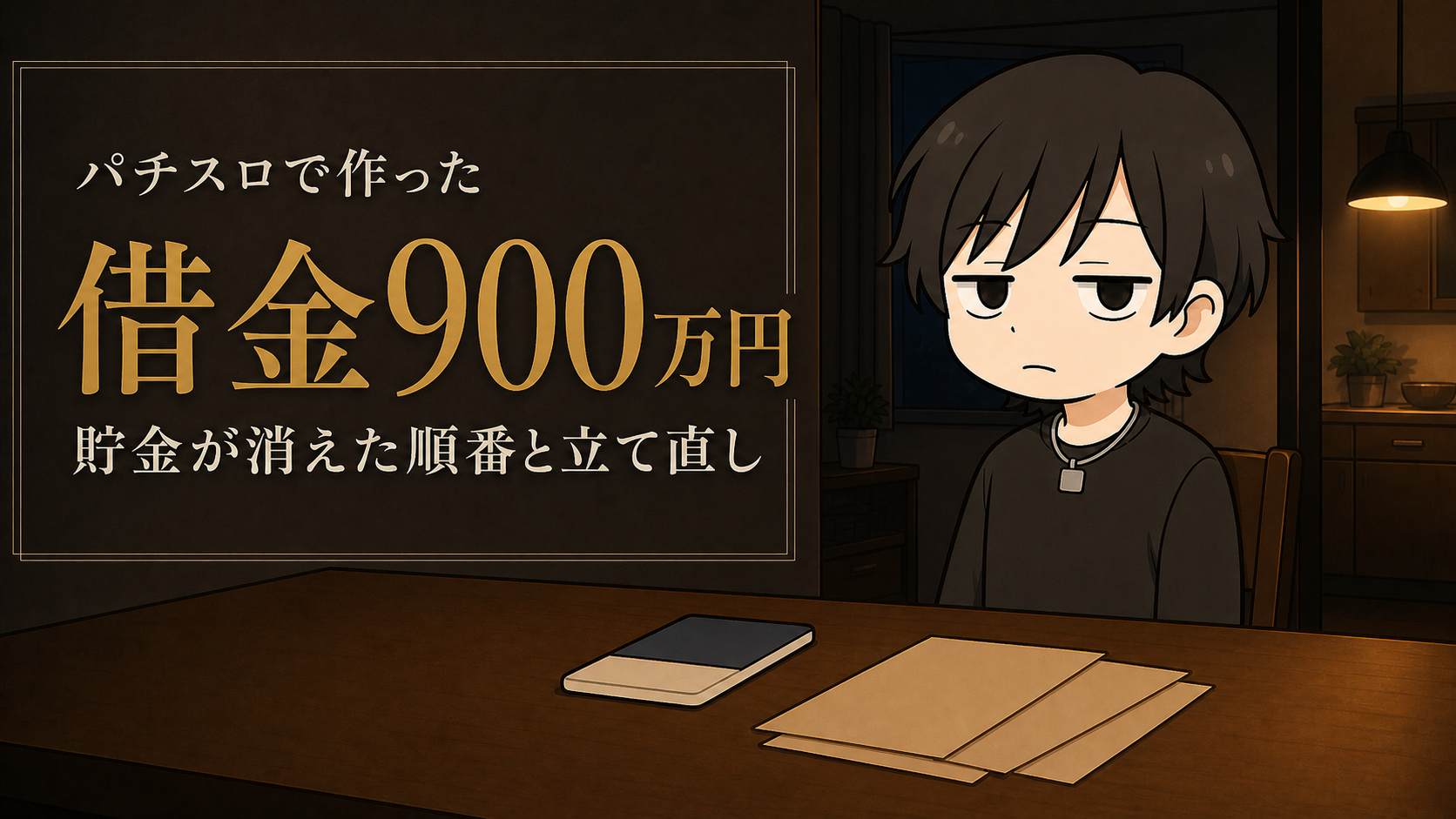 【実話】パチンコ・パチスロの借金900万円｜貯金が全部消えた順番と末路、そこからの立て直し