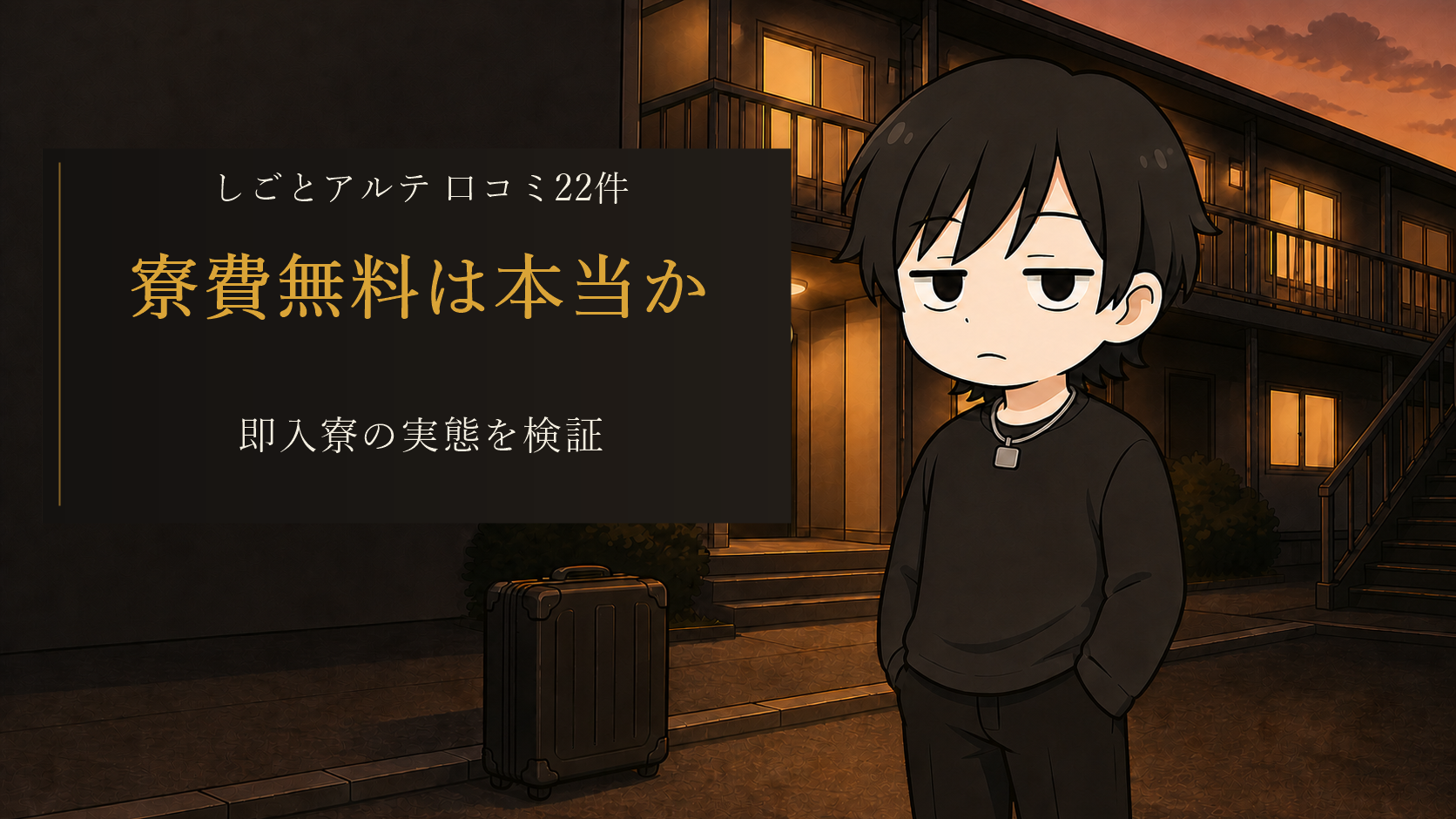 しごとアルテの評判・口コミ22件を正直検証|寮費無料・即入寮は本当か【本音レビュー】