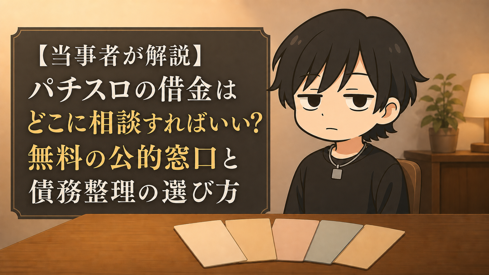 【当事者が解説】パチスロの借金はどこに相談すればいい?無料の公的窓口と債務整理の選び方